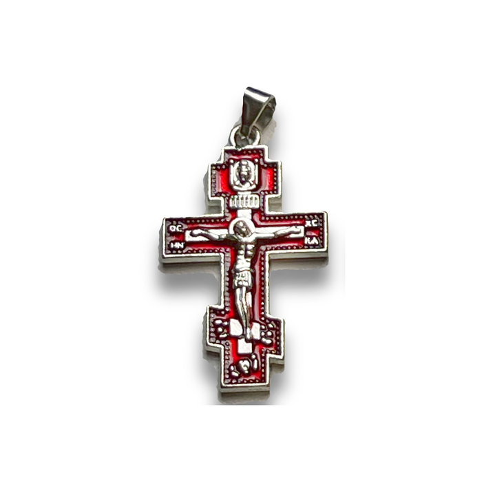 Orthodox Crosses with Color Enamel (6 Styles)