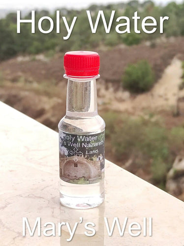 3 Bottle Holy Water Mary’s Well Nazareth Land Where Virgin Mary Took The Water Blessed Water