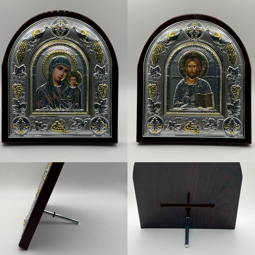 Matching Icon of the Christ and Theotokos