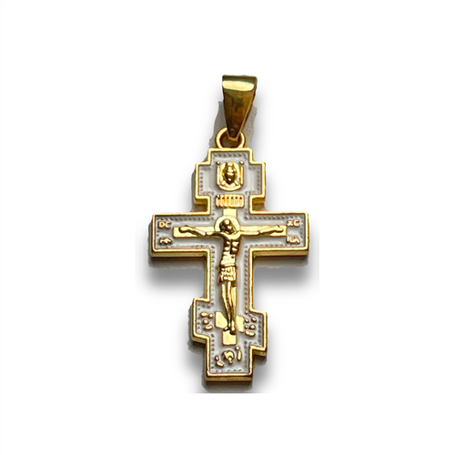 Orthodox Crosses with Color Enamel (6 Styles)