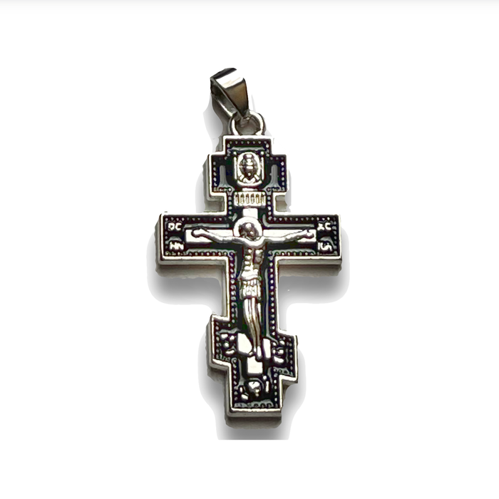 Orthodox Crosses with Color Enamel (6 Styles)