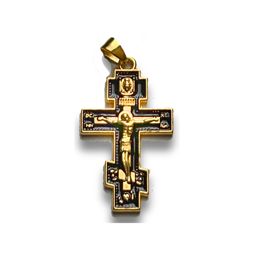 Orthodox Crosses with Color Enamel (6 Styles)