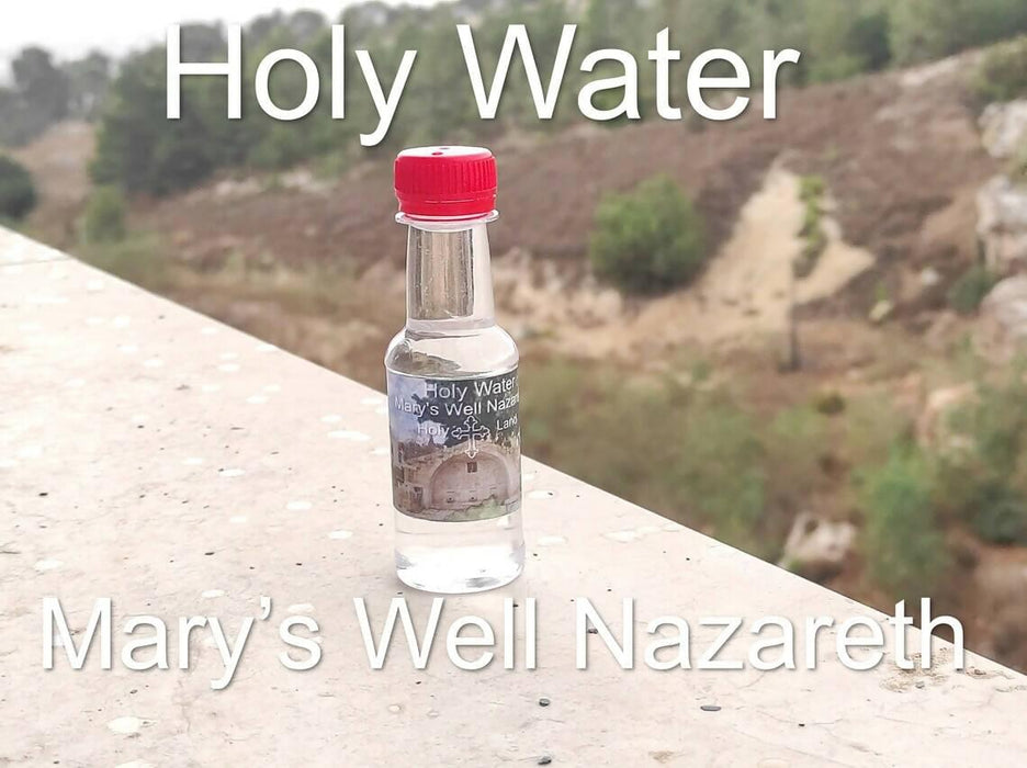 3 Bottle Holy Water Mary’s Well Nazareth Land Where Virgin Mary Took The Water Blessed Water