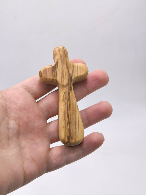 Cross Handcrafted in Holyland have faith Olive Wood with Certificate Jerusalem