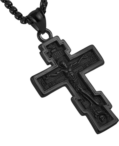 stainless steel cross, cross necklace stainless steel, stainless steel cross pendant, steel cross