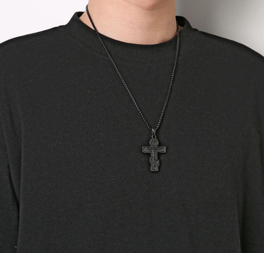 stainless steel cross, cross necklace stainless steel, stainless steel cross pendant, steel cross