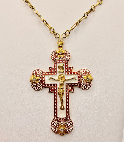 Orthodox Jeweled Pectoral Crosses