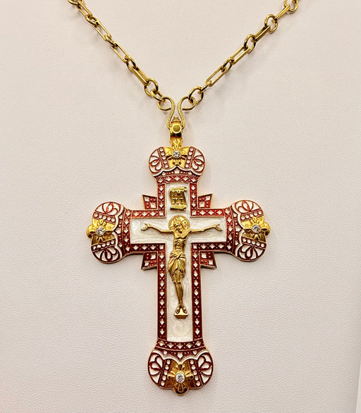Orthodox Jeweled Pectoral Crosses