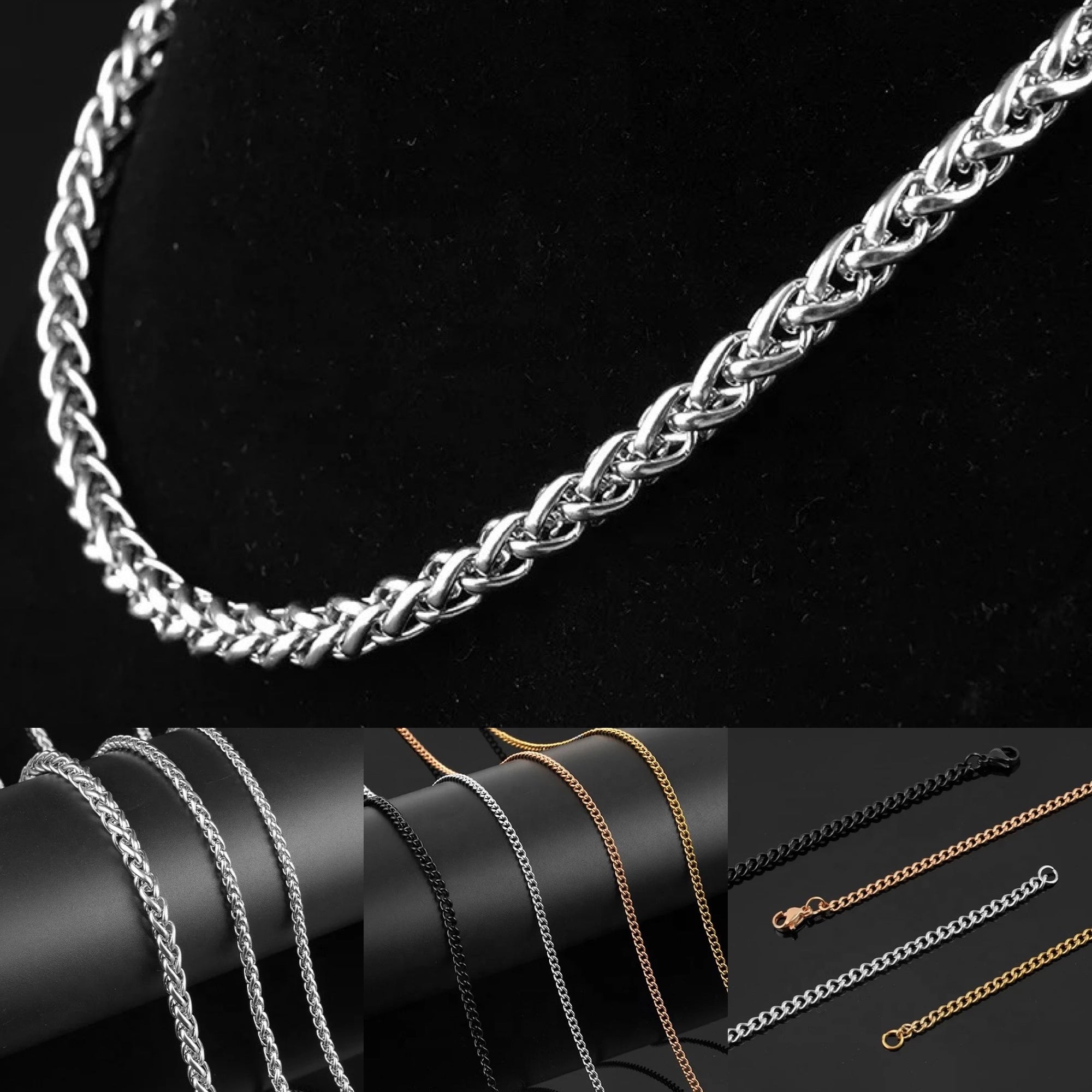 Hypoallergenic Stainless Steel Chain Necklaces for Cross — Orthodox Depot