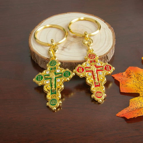 Orthodox Cross Keychains