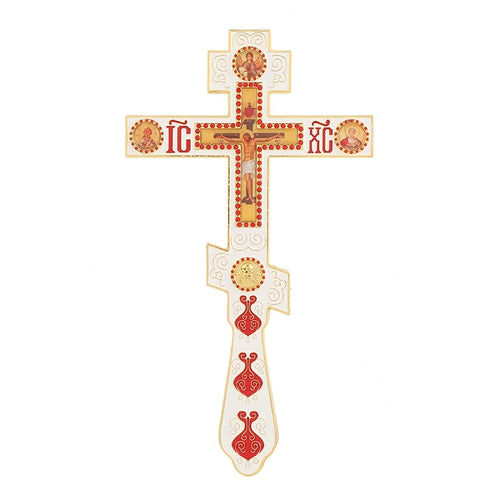 Orthodox Hand Cross with Stand (3 Colors)