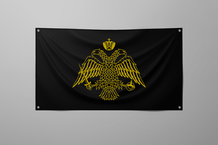 Black Byzantine Flag (3x5 ft)