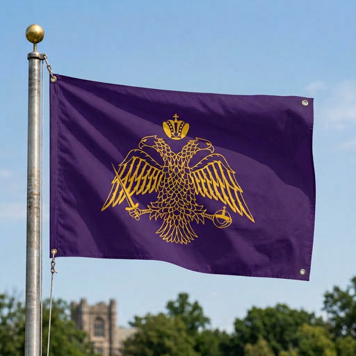 Purple Byzantine Flag (3x5 ft)