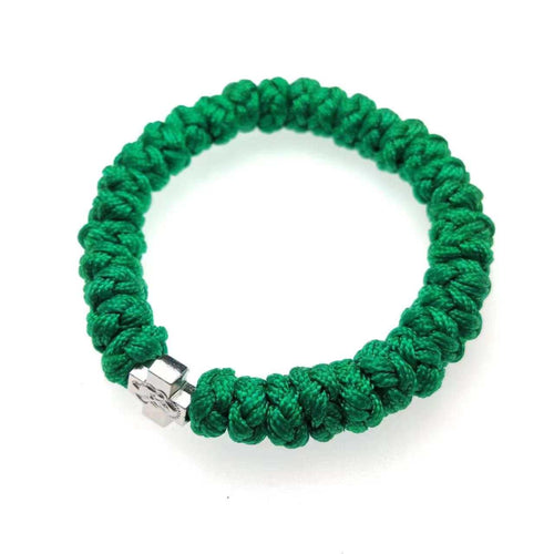 Green Handmade Elastic Orthodox Prayer Rope