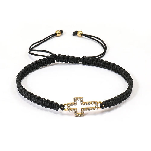 Adjustable Cross Bracelet (3 Colors)