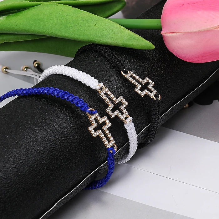 Adjustable Cross Bracelet (3 Colors)