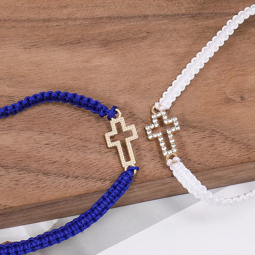 Adjustable Cross Bracelet (3 Colors)