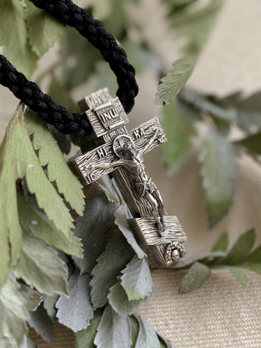 Handmade 925 Sterling Silver Life-Giving Cross with Necklace