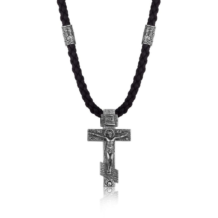 Handmade 925 Sterling Silver Life-Giving Cross with Necklace
