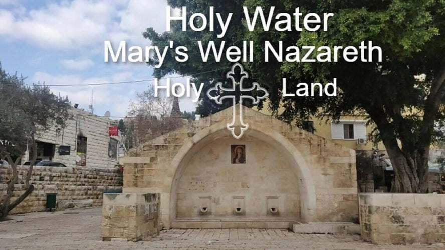 3 Bottle Holy Water Mary’s Well Nazareth Land Where Virgin Mary Took The Water Blessed Water