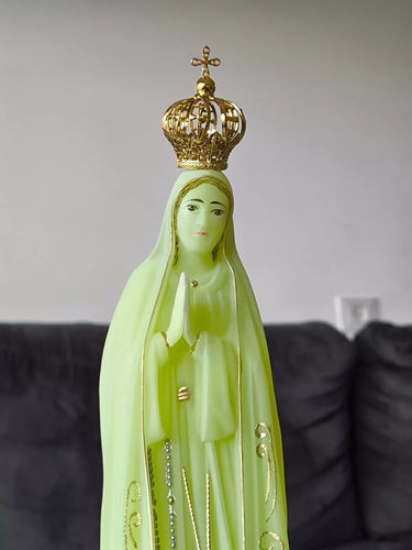 Our Lady of Fatima 21.65" Statue Religious Figurine Mary Virgin phosphorescent