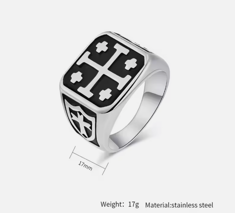 Jerusalem Cross Ring