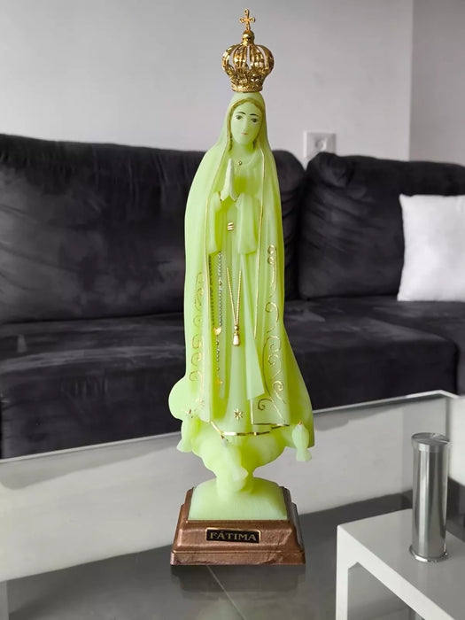 Our Lady of Fatima 17.32" Statue Religious Figurine Mary Virgin phosphorescent