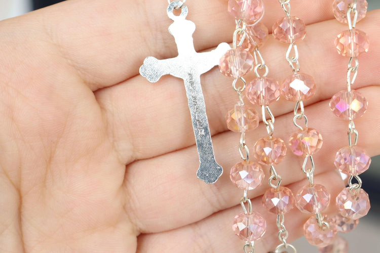 Rosary Pink Necklace