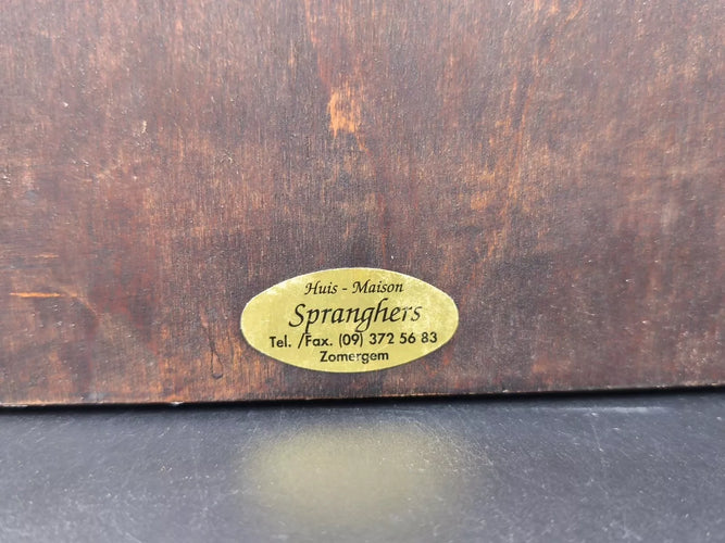 Vintage St Francis of Assisi Wood Icon Plaque Belgium Maison Spranghers 14"