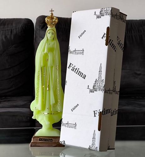 Our Lady of Fatima 8.26" Statue Religious Figurine Mary Virgin phosphorescent