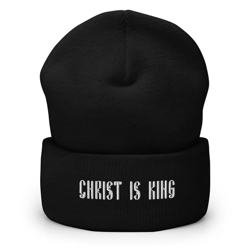 Christ is King Cuffed Beanie