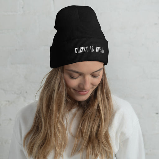 Christ is King Cuffed Beanie