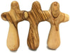 Handheld Olive Wood Cross Hand Made