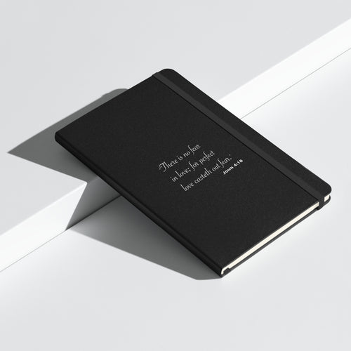 John 4:18 Hardcover Bound Notebook