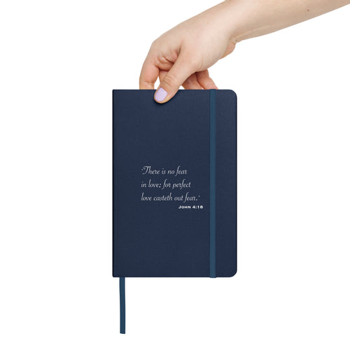 John 4:18 Hardcover Bound Notebook