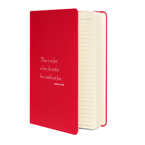 John 4:18 Hardcover Bound Notebook