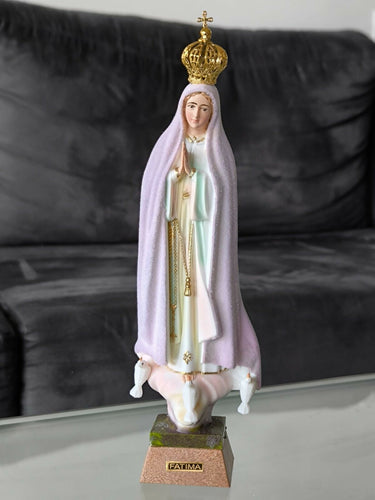 Our Lady of Fatima 10.7" Change Color Statue Religious Figurine Mary Virgin