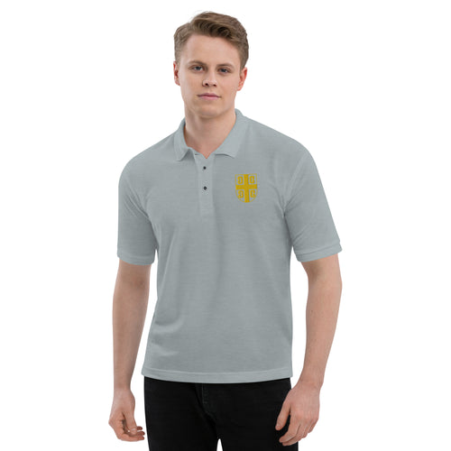 Embroidered Serbian Cross Premium Polo Shirt