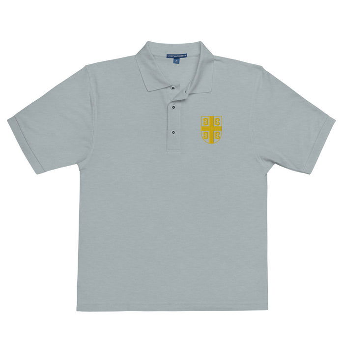Embroidered Serbian Cross Premium Polo Shirt