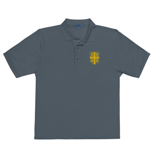 Embroidered Serbian Cross Premium Polo Shirt