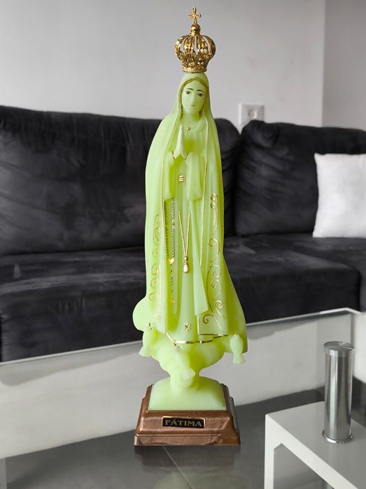Our Lady of Fatima 8.26" Statue Religious Figurine Mary Virgin phosphorescent