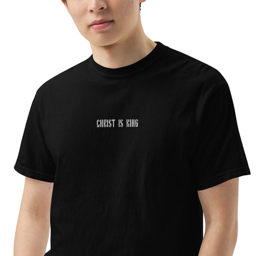 Christ is King Premium Embroidered T-Shirt