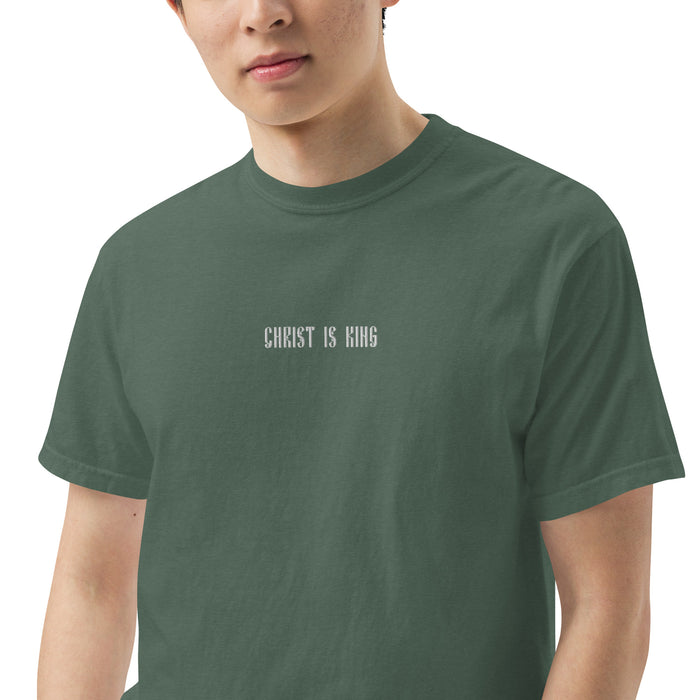 Christ is King Premium Embroidered T-Shirt
