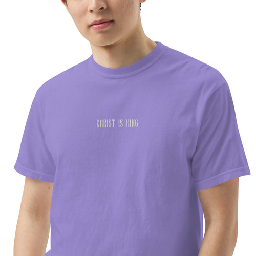 Christ is King Premium Embroidered T-Shirt