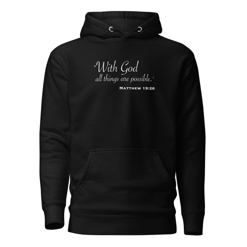 Matthew 19:26 Hoodie