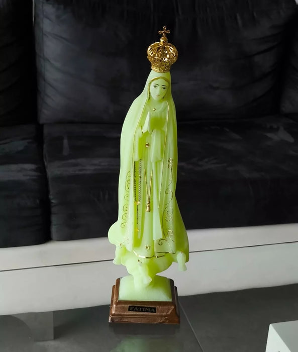 Our Lady of Fatima 21.65" Statue Religious Figurine Mary Virgin phosphorescent