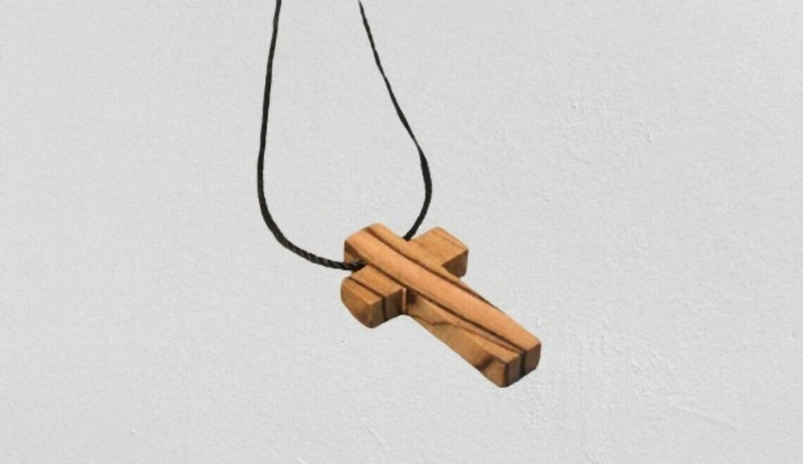 Filigree Wood Crucifix Necklace | The Catholic Company®