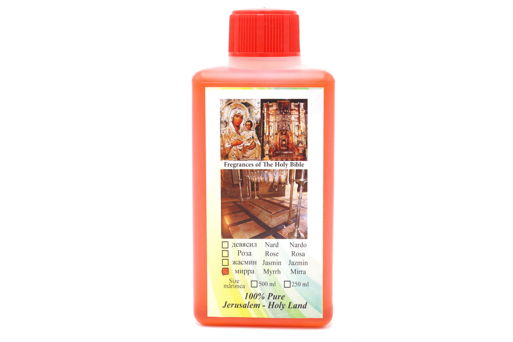 Anointing Oil Pure Myrrh 300 ml Holy Land Jerusalem Original Blessed Fragrance