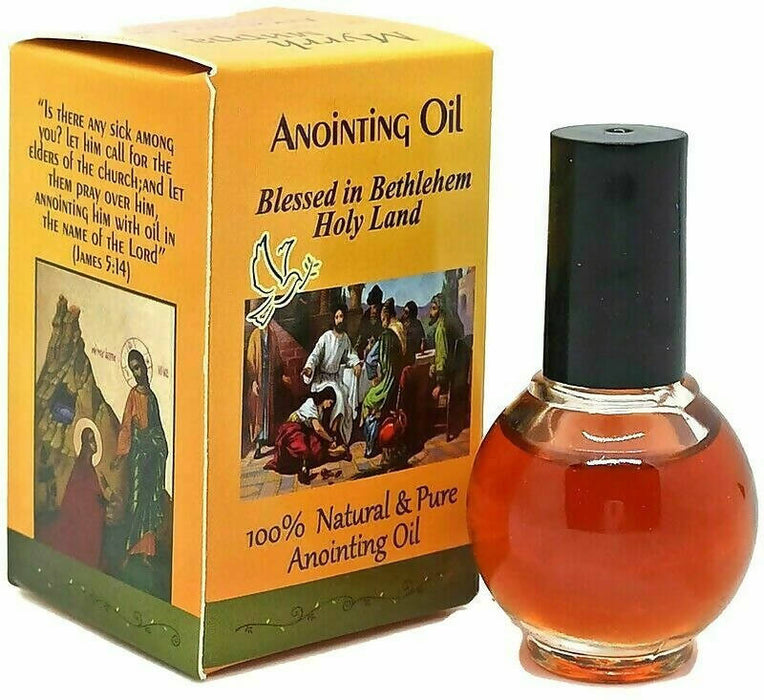 4 PCS Anointing Oil Myrrh Jerusalem Holy And Land Israel Gift Holy land Blessing