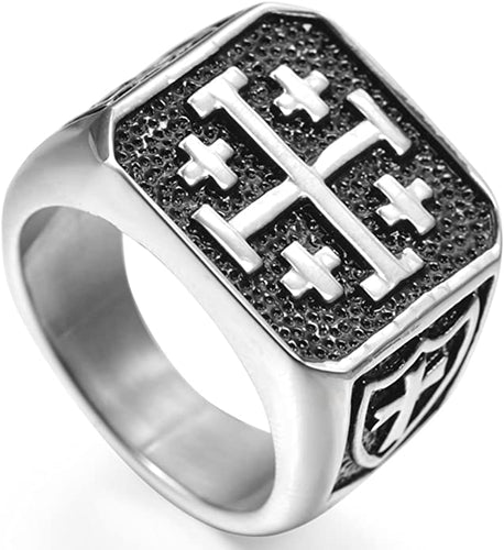 Jerusalem Cross Ring